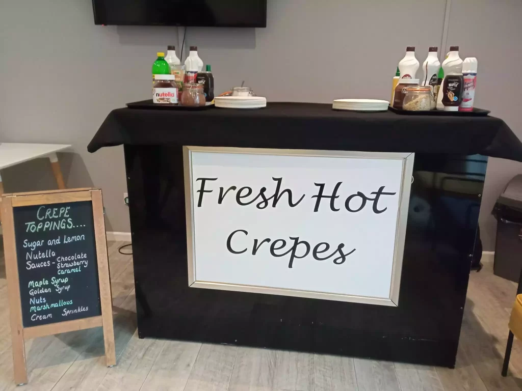 Crepe Bar Hire for Events