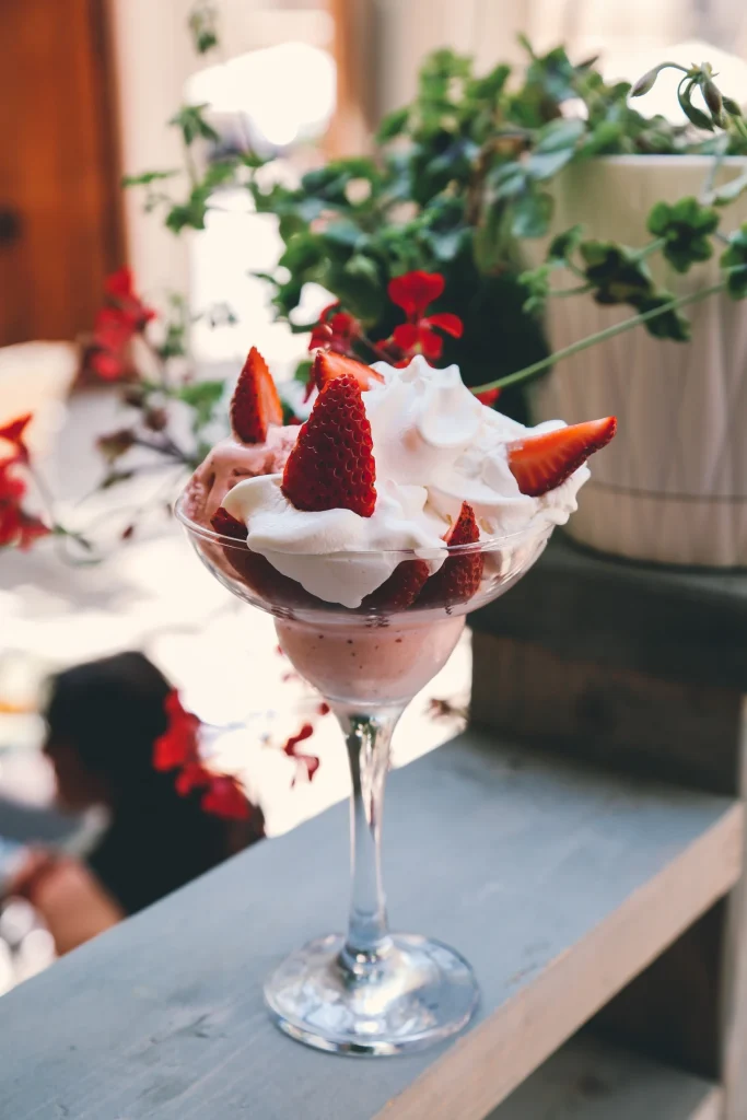 strawberry and cream