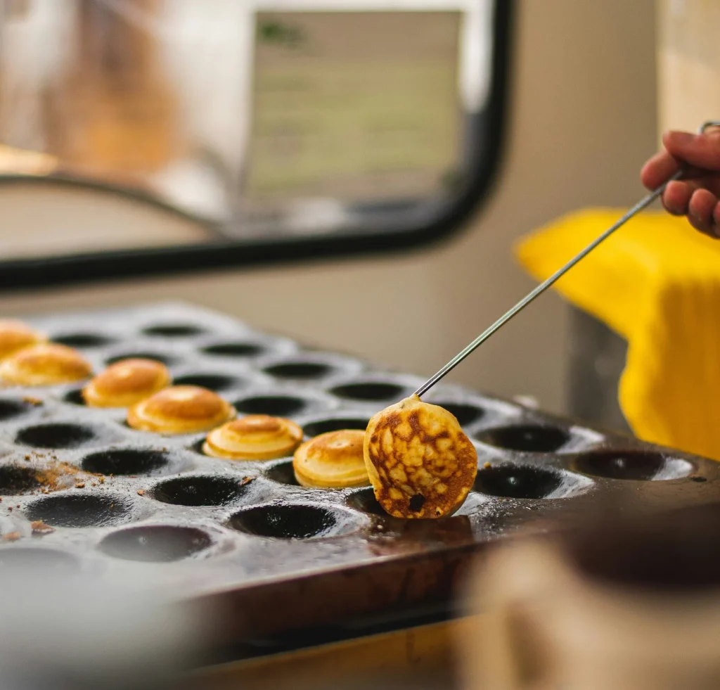 Mini Dutch Pancakes for Christmas Event