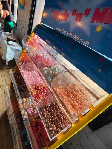 Pick and mix stand full of sweets