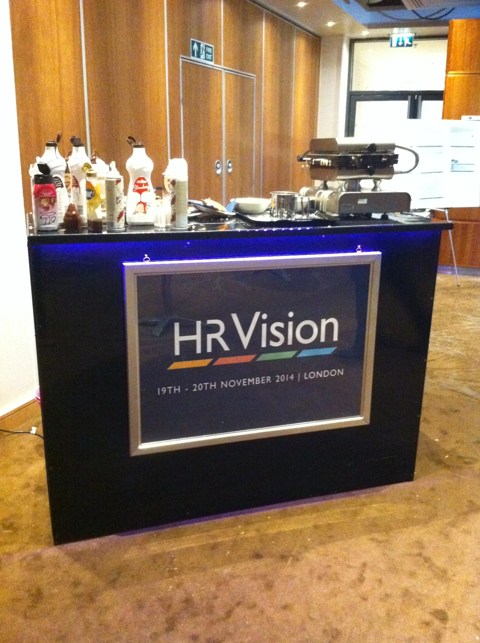 Branded waffle bar for HR Vision