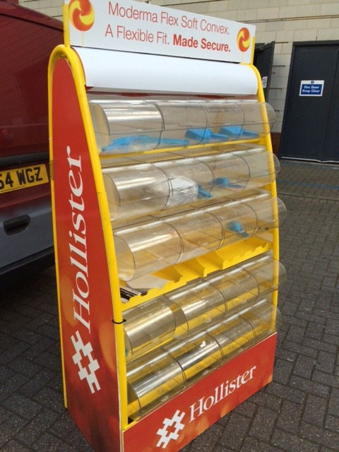 Branded pick and mix stand for Hollister