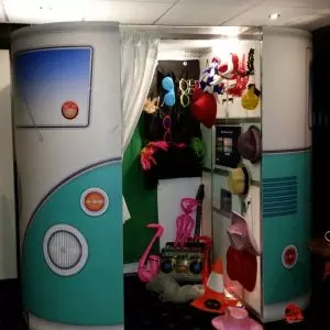 VW camper photo booth