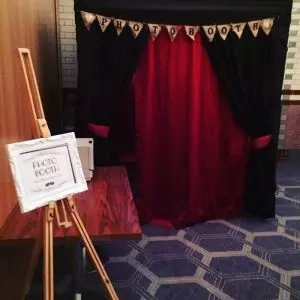 Vintage boudoir photo booth