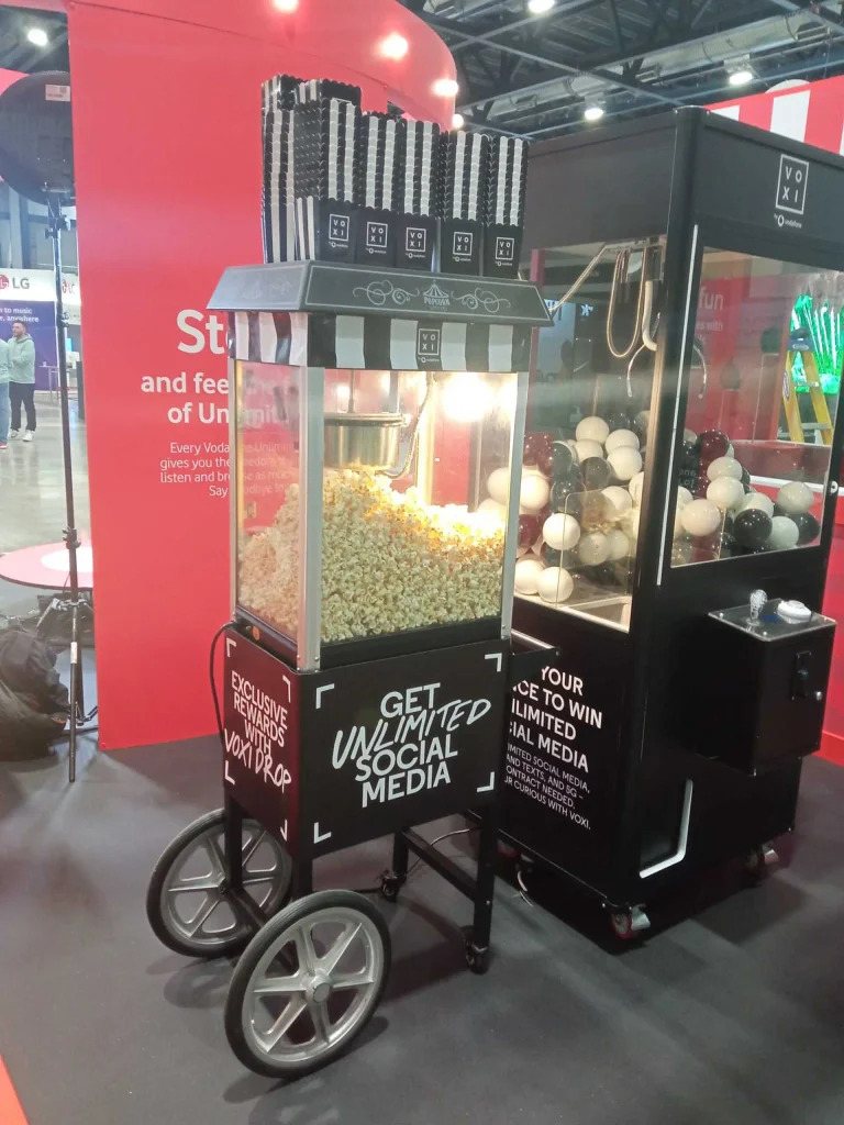 Branded Popcorn Cart Hire