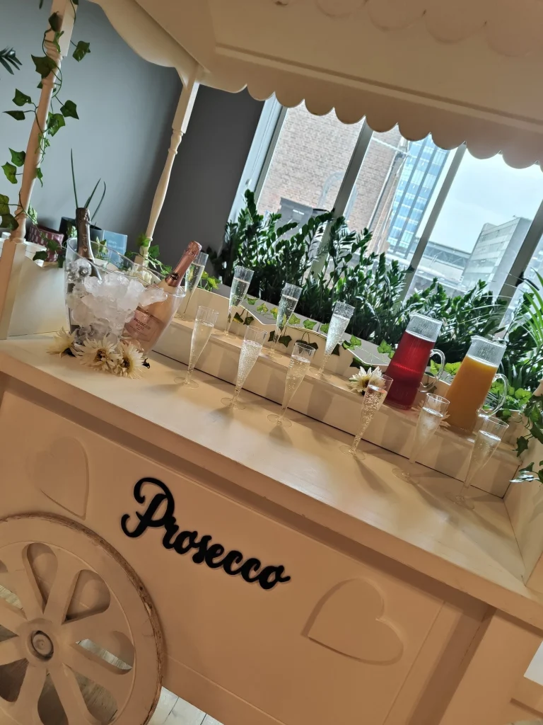 Prosecco cart hire